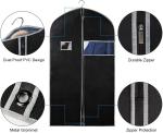 Waterproof Custom Travel Garment Bag For Mens Suit Wedding Dress Gown Multiple