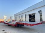 3 Axles Heavy Duty Boy Gooseneck Low Bed Flated Lowbed Semi Trailer with Jost