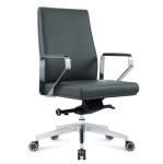 Mid back leather boss office swivel desk chair reclining massage ergonomic