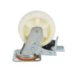 4inch 5inch 6inch 8inch Heavy Duty White Rubber Iron Casters Wheels for Heavy