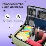 Water Flosser And Electric Toothbrush Combo 2 In 1 Wireless Charging Portable