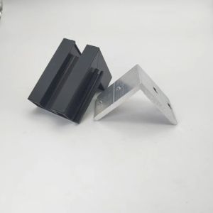 China L Shape Corner Bracket Fittings Fasteners Thick 5mm Aluminum Extrusion Profile Angle Connector on sale