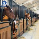 Modular Horse Stables With Bamboo / Pine Fillings European Horse Stalls
