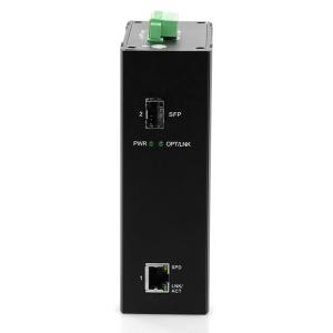 China Single SFP Port Industrial POE Switch Unmanager 155M Dual DC48V Power factory