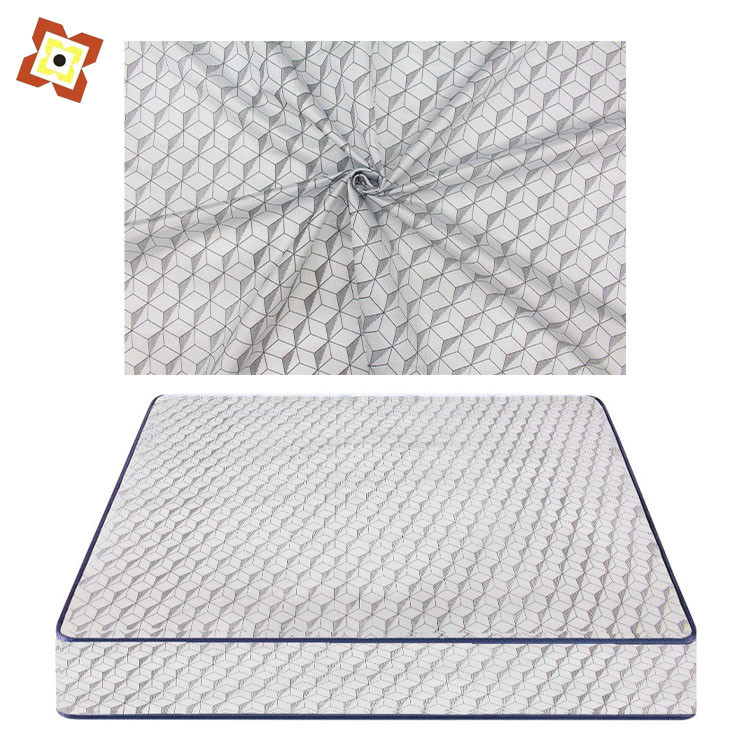 100% Polyester 9 Picks Woven Jacquard Mattress Fabric 2.3 Meter Width
