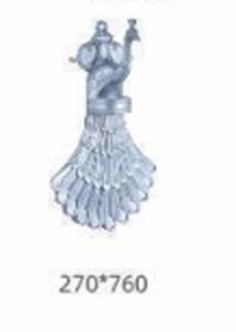 China Popular Ornamental Aluminum Fence And Gate Accessories Aluminum Fence Ornaments factory