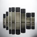 Transparent Round E Liquid Bottle With Childproof Neck Various Capacities
