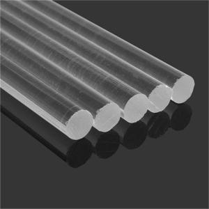 China Edge Polishing Solid Clear Acrylic Rod Cast Acrylic Rods Scratch Resistant factory