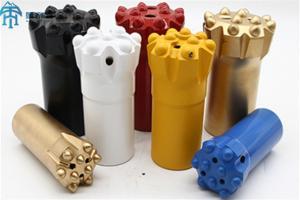 China Long Hole Drilling Retract Button Bit T38 Threaded 76mm factory