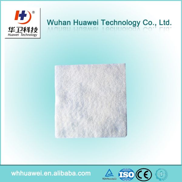 Calcium Sodium Alginate Wound Dressing White Color Customized Size FDA Approved