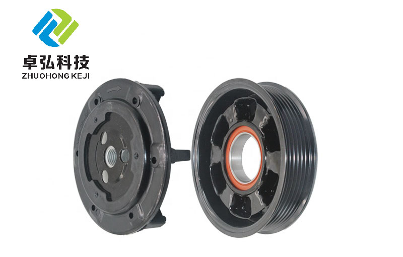 Auto AC Compressor Pulley Clutch Kit 6PK 115MM 12V For BMW E66 with 745 i Engine