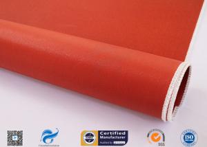 China Durable Thin Fiberglass Cloth 30 Oz With Silicone Rubber Coating On Two Sides on sale