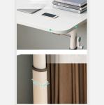 Out Door Balcony Adjust Table Petite Size Black/White/Silver Ergonomic French