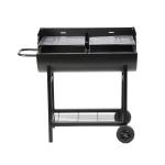 BBQ Half Drum Barrel Steel Picnic Camping Garden Patio Smoker Charcoal Grill