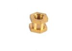 Brass Hex Nut Molded - In Threaded Inserts Nut DIN 16903 A