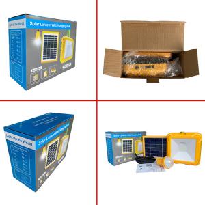 China 3.2V 6000mAh Solar Power LED Lantern 2W Solar Charging Lamp factory