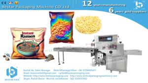 China Ramen instant noodle single packaging automatic packing machine BST350 factory