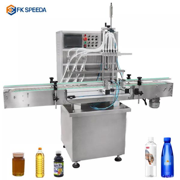 8 Heads Servo Driving Liquid Plastic Bottle Perfume Filler Liquid Cream Piston