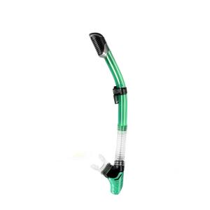 China Adult Diving Breathing Ultra Dry Snorkel With Air Release Valve factory