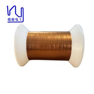 China AIW220 Ultra fine 0.03mm Enameled Flat Copper Wire For Audio factory