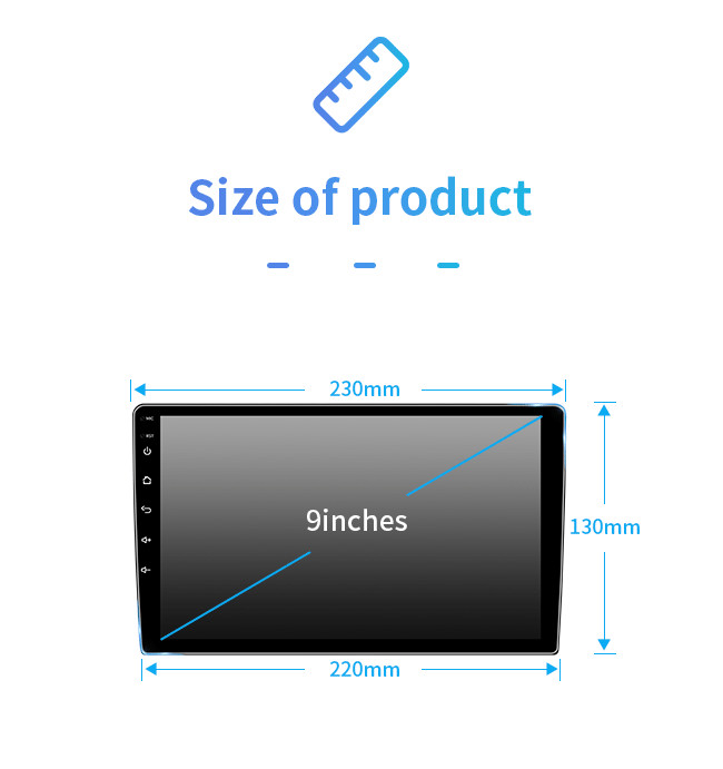 For Toyota Corolla 2007 2008 2009 2010 1280*720P QLED Screen Car Stereo Radio Audio GPS Navigation DVD Video Player