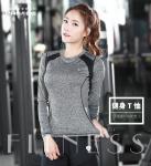 CPG Global Women Spring Summer Multi-Colors Polyester Slim Long Sleeves Round