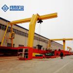 Pendant Control Single Girder Gantry Crane 20m / Min Traveling Speed Box Type