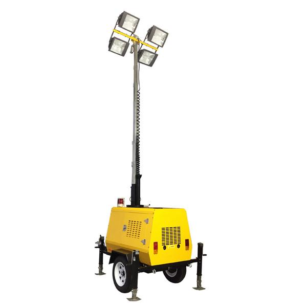 Diesel Generator Light Tower Portable Light Tower Generator 6.5kw For Constructi