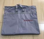 Luxury Fold Up Garment Bag 200D Polyester Embroider Webbing Handled