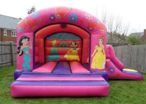 China Inflatable Combo Princess Bounce House Little Tikes Bouncer With Slide factory