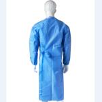 Non Sterile EN13795 Long Sleeve Disposable Hospital Gown