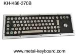 Rugged Stainless Steel Industrial Computer Keyboard with Water proof Trackball