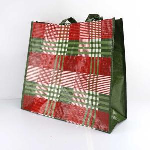 China Shopping Woven Fabric Bag 185Gsm Bopp Woven Bags Recyclable factory