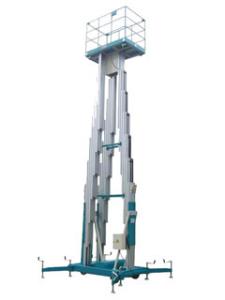 China 300Kg Loading Triple Mast Construction Work Platform With 10m Lifting Height factory