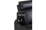 5-Seat Genuine Leather Power Recliner Home Theatre Seating Push Back Recliner