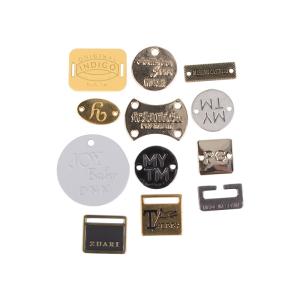 China Personalized Metal Purse Handbag Tags Labels Washable Bold Thicken SGS factory