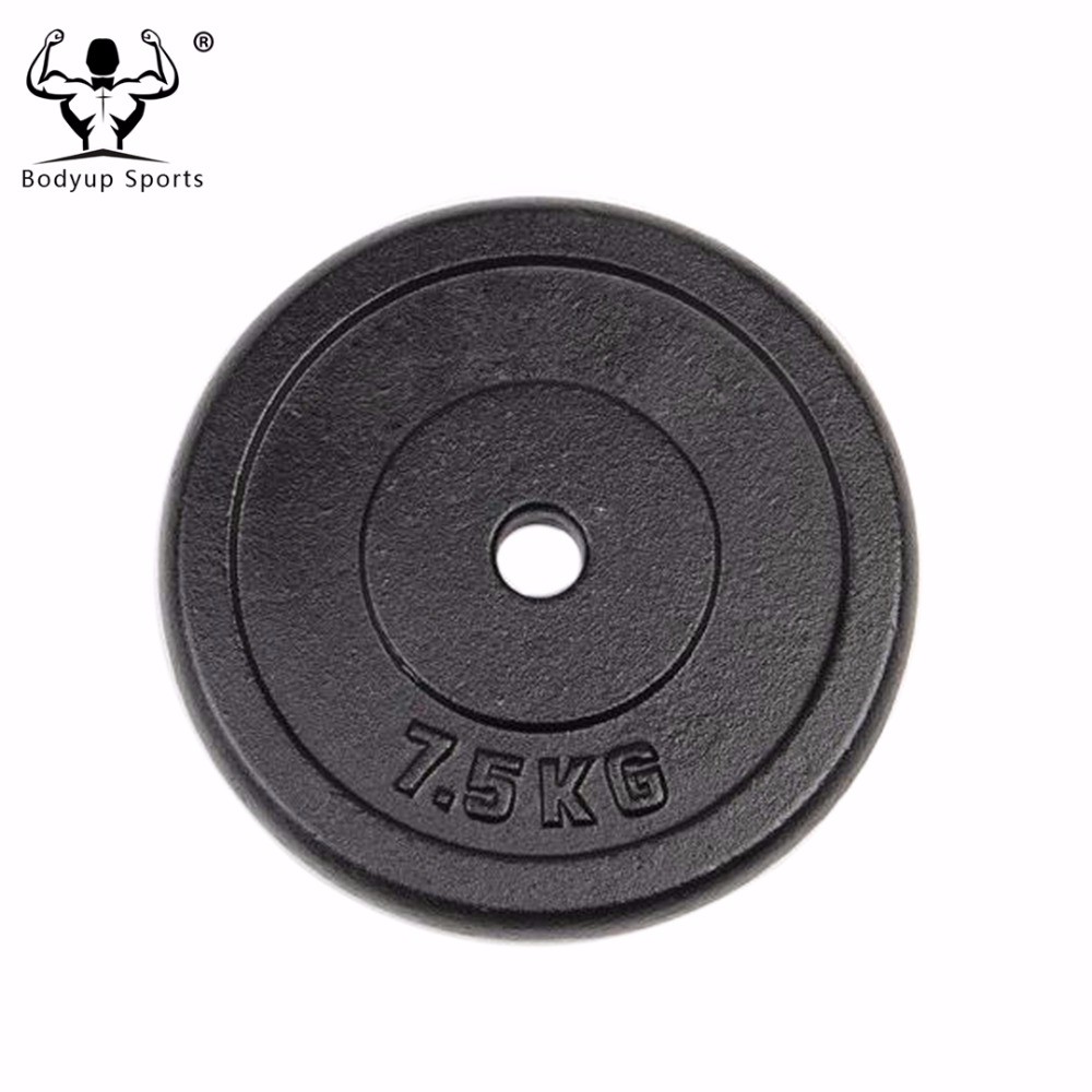 Cast Iron Black Painting Standard Weight Plate / Weight Disc