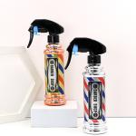 500ml Orange/White Cylindrical Smooth With Black/White Pump For Spray Bottle