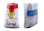Recycling BOPP Laminated Woven Polypropylene Bags Heat Cut Top Mouth