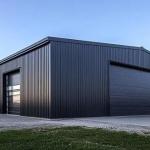 LANJING Industrial Contemporary Steel Structure Building Warehouse For Secure