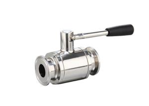 China Diret Way Floating Sanitary Ball Valves Stainless Steel Manual Type factory