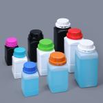 SCREW CAP Square Plastic Bottles for Powder Solids Gel Container UMETASS 250ML