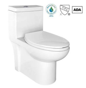 China Ada One Piece Toilet Single Flush Siphonic Close Coupled Sanitary Ware factory