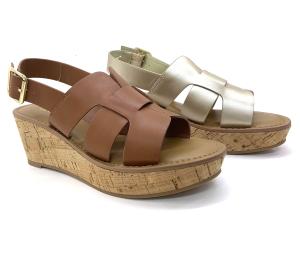 China Customized Womens Platform Shoes Leather Upper Material For Casual Party factory