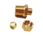 3/8" Comp X 1/2" NPT Compression Union Fitting Brass