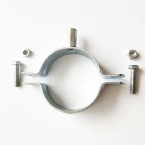 China Pipe Repair 100mm Galvanized Steel Clamps Oem Accept factory