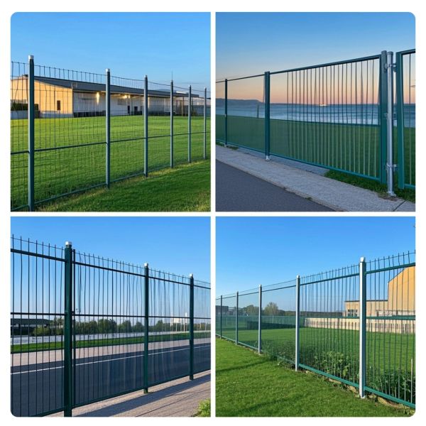 China Modern Galvanized Anti Climb Metal Fence Panels for Security factory
