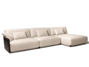 China Versatile Large L-Shaped Sofa Hotel Casual Waiting Multi-Functional Social Sofa factory