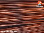 DHP Copper Alloy ASTM B111 C12200 Low Finned Tube For Condenser Evaporator