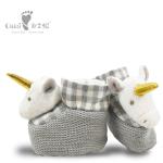 8 X 9cm Plush Baby Shoes Unicorn House Shoes EN71 ODM